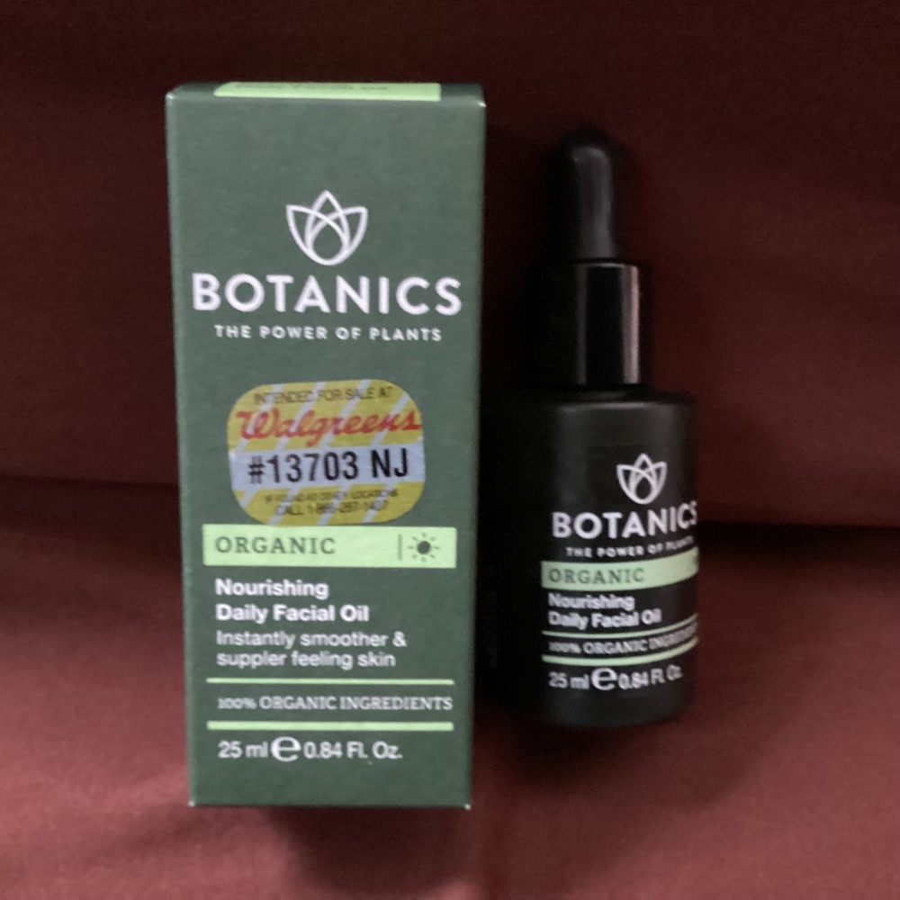 Botanics Organic Nourishing Daily Facial Oil, 0.84 fl oz NEW
